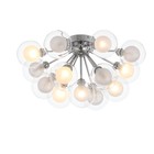 Люстра потолочная St Luce. SL431.102.15. Dualita. 15х5 Вт, G9, 4000K, 3420 Lm, 45х45х25 см, цвет хром - Фото 6