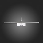 Подсветка для картин St Luce. SL444.101.01. 1х12 Вт, LED, 4000K, 570 Lm, 60х14,5 см, цвет хром - Фото 3