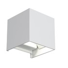 Светильник настенный LED, 2x3W 4000K, 10x10 см, цвет белый - фото 4123145