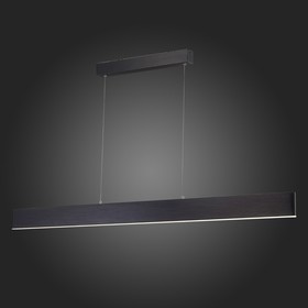

Светильник подвесной LED, 1x24W 4000K, 120x1,5x8,5 см, цвет чёрный