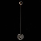 Светильник настенный St Luce. SL6003.411.01. 1х4 Вт, LED, 4000K, 240 Lm, 10х70 см, цвет чёрный - Фото 2