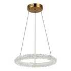 Люстра подвесная St Luce. SL6110.203.01. Avana. 1х25 Вт, LED, 3000-6500K, 1875 Lm, 40х40х20 см, цвет золотистый - Фото 1