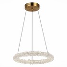 Люстра подвесная St Luce. SL6110.203.01. Avana. 1х25 Вт, LED, 3000-6500K, 1875 Lm, 40х40х20 см, цвет золотистый - Фото 5