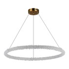 Люстра подвесная St Luce. SL6110.223.01. Avana. 1х45 Вт, LED, 3000-6500K, 3375 Lm, 80х80х20 см, цвет золотистый - Фото 4