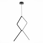 Светильник подвесной St Luce. SL6113.443.01. Gaia. 1х50 Вт, LED, 3000K, 1311 Lm, 100х70х116,5 см, цвет чёрный - Фото 4