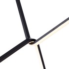 Светильник подвесной St Luce. SL6113.443.01. Gaia. 1х50 Вт, LED, 3000K, 1311 Lm, 100х70х116,5 см, цвет чёрный - Фото 5