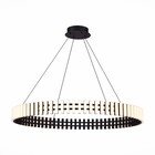 Люстра подвесная St Luce. SL6203.403.50. Estense. 1х50 Вт, LED, 3000K, 4000 Lm, 80х80х30 см, цвет чёрный - Фото 1