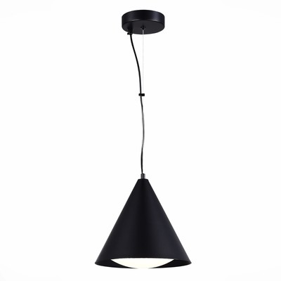 Светильник подвесной St Luce. SL6501.403.01. Tresor. 1х7 Вт, LED, 3000K, 595 Lm, 25х25х22 см, цвет чёрный