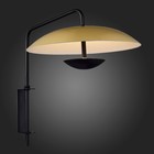 Бра St Luce. SL6502.201.01. Armonico. 1х8 Вт, LED, 3000K, 640 Lm, 35х42 см, цвет золотистый, черный - Фото 3