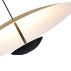 Светильник подвесной St Luce. SL6502.213.01. Armonico. 1х40 Вт, LED, 3000K, 3200 Lm, 60х60х160 см, цвет золотистый, черный - Фото 5