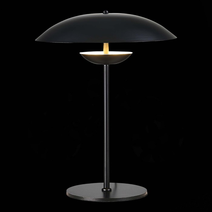 Прикроватная лампа St Luce. SL6502.404.01. Armonico. 1х12 Вт, LED, 3000K, 960 Lm, 35х35х45 см, цвет чёрный - фото 1906322451