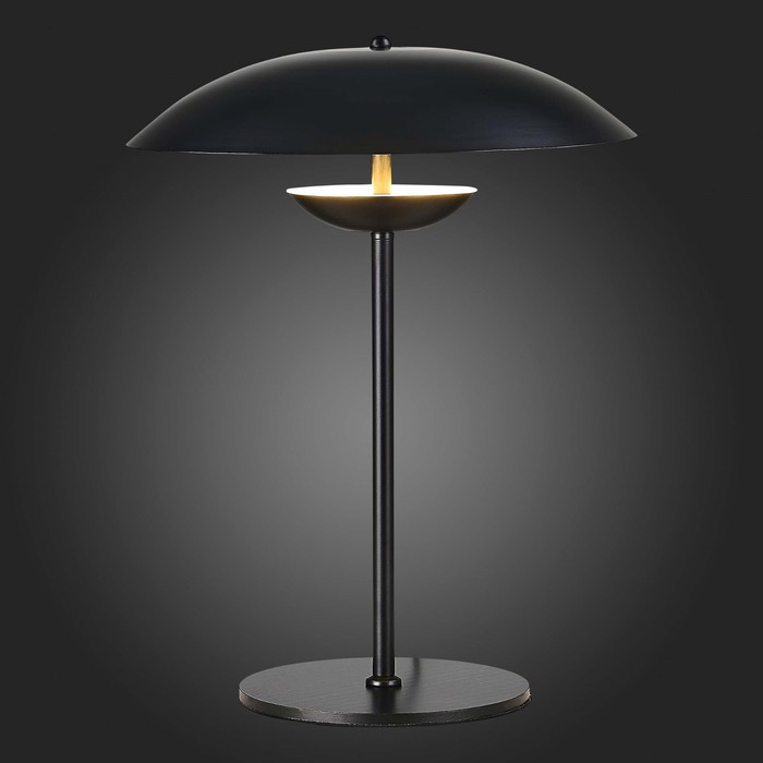 Прикроватная лампа St Luce. SL6502.404.01. Armonico. 1х12 Вт, LED, 3000K, 960 Lm, 35х35х45 см, цвет чёрный - фото 1906322452