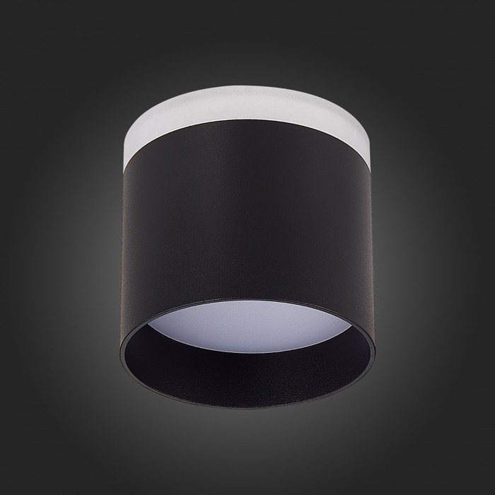 Светильник потолочный St Luce. ST102.442.09. 1х9 Вт, LED, 4000K, 702 Lm, 7,9х7,9х7,5 см, цвет чёрный - фото 1898985080