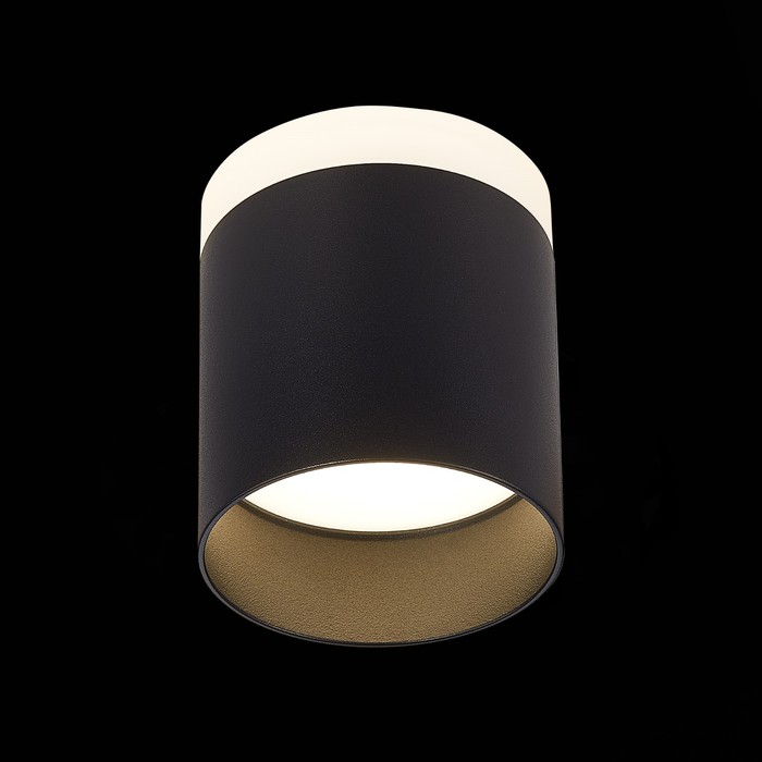 Светильник потолочный St Luce. ST102.442.12. 1х12 Вт, LED, 4000K, 936 Lm, 10х10х9 см, цвет чёрный - фото 1900458945
