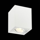 Светильник потолочный St Luce. ST109.507.01. 1х50 Вт, GU10, 10х10х12,3 см, цвет белый - Фото 2