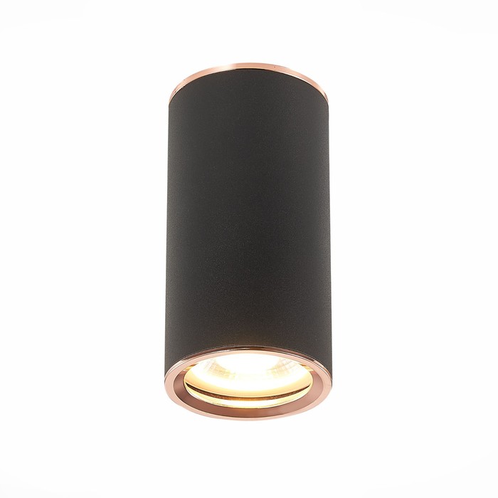 Светильник потолочный St Luce. ST111.427.01. 1х50 Вт, GU10, 5,4х5,4х10,5 см, цвет чёрный