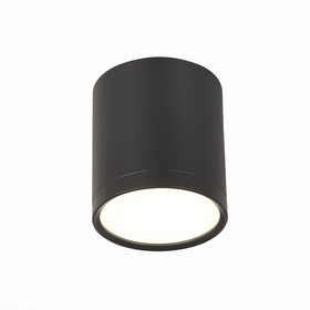 Светильник потолочный St Luce. ST113.442.05. 1х5 Вт, LED, 4000K, 390 Lm, 6,8х6,8х7,5 см, цвет чёрный