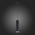 Светильник подвесной St Luce. ST115.433.12. 1х12 Вт, LED, 3000K, 936 Lm, 8х8х30 см, цвет чёрный - Фото 3