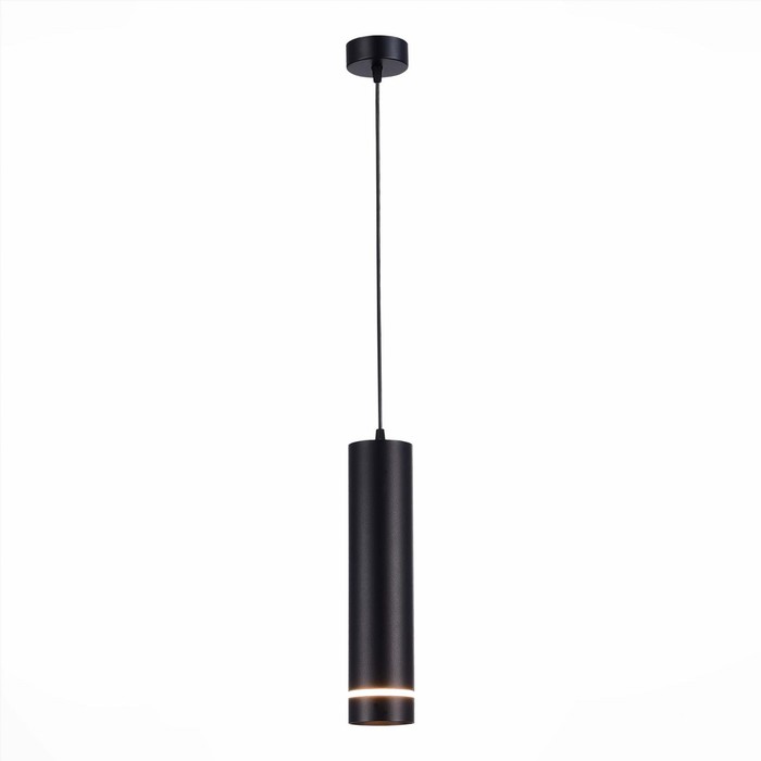 Светильник подвесной St Luce. ST115.433.12. 1х12 Вт, LED, 3000K, 936 Lm, 8х8х30 см, цвет чёрный - Фото 1