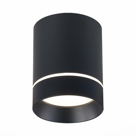 Светильник потолочный St Luce. ST115.442.12. 1х12 Вт, LED, 4000K, 840 Lm, 7,9х7,9х10 см, цвет чёрный