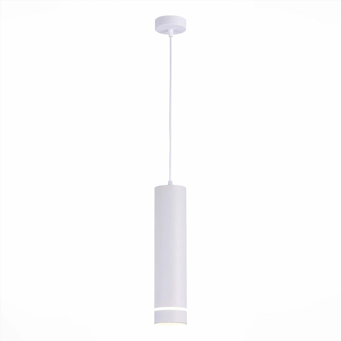 Светильник подвесной St Luce. ST115.533.12. 1х12 Вт, LED, 3000K, 936 Lm, 8х8х30 см, цвет белый - Фото 1