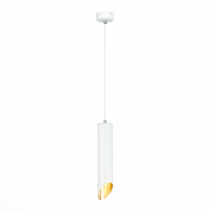 Светильник подвесной St Luce. ST152.503.01. 1х50 Вт, GU10, 6х6х30 см, цвет белый - Фото 1