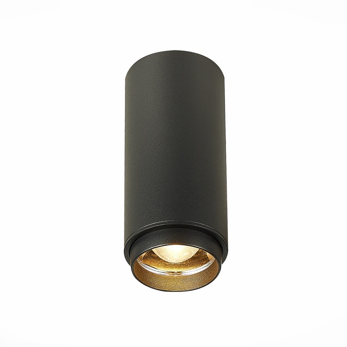 Светильник потолочный Zoom St Luce. ST600.432.10. 1х10 Вт, LED, 3000K, 1000 Lm, 5,9х5,9х13 см, цвет чёрный - Фото 1