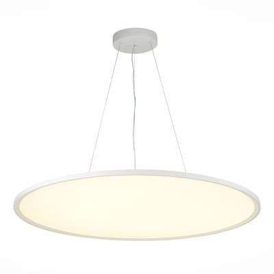 Светильник подвесной St Luce. ST602.543.96. 1х96 Вт, LED, 4000K, 8640 Lm, 100х100х3,5 см, цвет белый