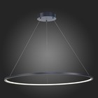 Светильник подвесной St Luce. ST603.443.46. 1х46 Вт, LED, 4000K, 2990 Lm, 80х80 см, цвет чёрный - Фото 3