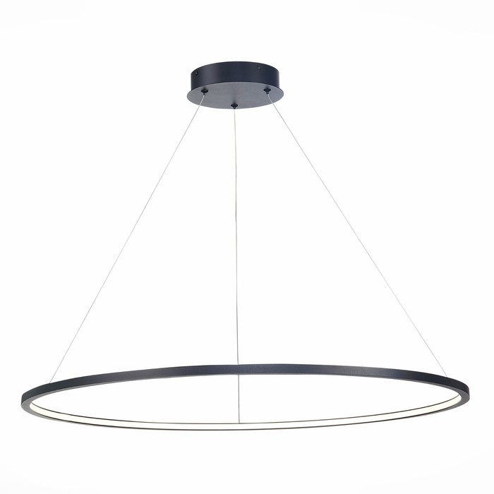 Светильник подвесной St Luce. ST603.443.46. 1х46 Вт, LED, 4000K, 2990 Lm, 80х80 см, цвет чёрный - Фото 1