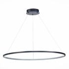 Светильник подвесной St Luce. ST603.443.46. 1х46 Вт, LED, 4000K, 2990 Lm, 80х80 см, цвет чёрный - Фото 4