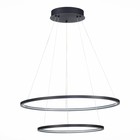 Светильник подвесной St Luce. ST603.443.56. 1х56 Вт, LED, 4000K, 3640 Lm, 60х60 см, цвет чёрный - Фото 4