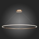 Светильник подвесной St Luce. ST604.243.57. 1х57 Вт, LED, 4000K, 3705 Lm, 100х100 см, цвет золотистый - Фото 3