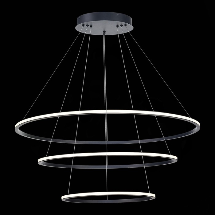 Светильник потолочный GU10, 1x50W L100xW100xH123 220V, без ламп, 80 см, цвет чёрный, белый