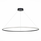 Светильник подвесной St Luce. ST604.443.46. 1х46 Вт, LED, 4000K, 2990 Lm, 80х80 см, цвет чёрный - Фото 1