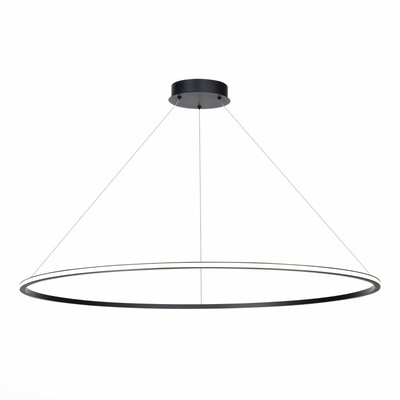 Светильник подвесной St Luce. ST604.443.46. 1х46 Вт, LED, 4000K, 2990 Lm, 80х80 см, цвет чёрный