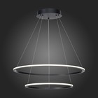 Светильник подвесной St Luce. ST604.443.56. 1х56 Вт, LED, 4000K, 3640 Lm, 60х60 см, цвет чёрный - Фото 3