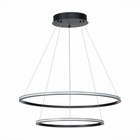 Светильник подвесной St Luce. ST604.443.56. 1х56 Вт, LED, 4000K, 3640 Lm, 60х60 см, цвет чёрный - Фото 4