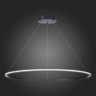 Светильник подвесной St Luce. ST604.443.57. 1х57 Вт, LED, 4000K, 3705 Lm, 100х100 см, цвет чёрный - Фото 3