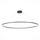 Cветильник подвесной SMART St Luce. ST605.403.72. 1х72 Вт, LED, 2800-6500K, 4680 Lm, 120х120 см, цвет чёрный - фото 4474940