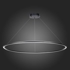 Светильник подвесной St Luce. ST605.443.57. 1х57 Вт, LED, 4000K, 3705 Lm, 100х100 см, цвет чёрный - Фото 3