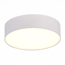 Светильник потолочный St Luce. ST606.532.27. 1х27 Вт, LED, 3000K, 2340 Lm, 22х22х5,5 см, цвет белый