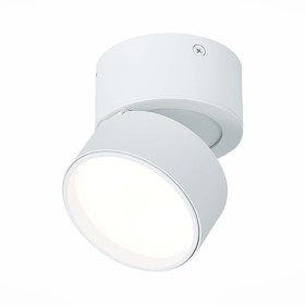 Светильник потолочный поворотный St Luce. ST651.542.09. 1х9 Вт, LED, 4000K, 720 Lm, 8,5х8,5х8,7 см, цвет белый