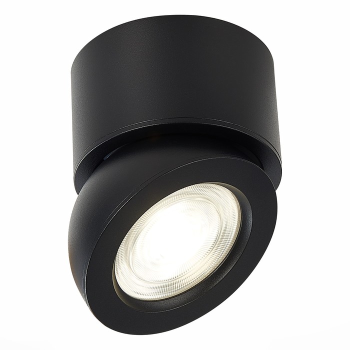 Светильник потолочный St Luce. ST654.442.10. 1х10 Вт, LED, 4000K, 850 Lm, 9,5х9,5х9,6 см, цвет чёрный - Фото 1