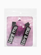Серьги акриловые LOVE ME прямоугольные, цвет чёрно-белый - Фото 6