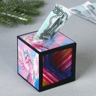 Копилка новогодняя детская «Поверь в мечту», с секретом, 7×7 см - Фото 2