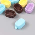 Декор для творчества пластик "Плетёная корзинка" МИКС 2,9х1,7х1,1 см (комплект 8 шт) - фото 24249862