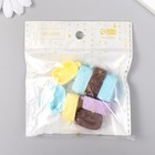 Декор для творчества пластик "Плетёная корзинка" МИКС 2,9х1,7х1,1 см (комплект 8 шт) - фото 24249863