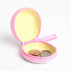 Футляр для монет/наушников на молнии, цвет розовый - Фото 5