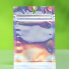 Пакет Zip - lock ПЭТ, иридисцентный, со сплошным окном, плоский, еврослот 7×10 см - Фото 2